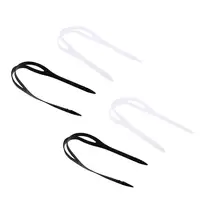 4x 7.5'' Swim Goggles Head Straps Flexible Swimming Eye Glasses 1