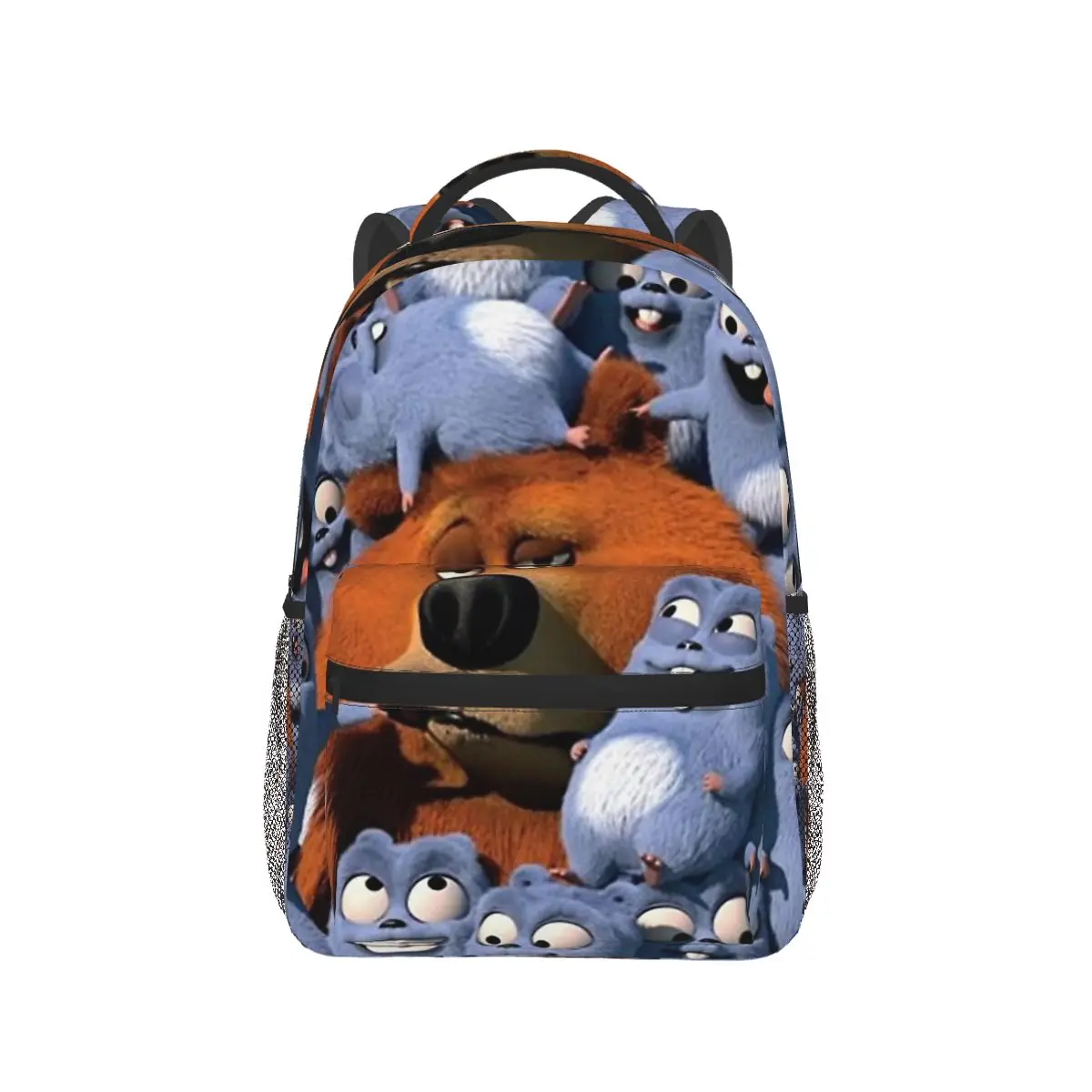 

Beer Backpacks Casual Portable Bags Grizzy And The Lemmings Lots of Cute Bears School Bag Students Gifts