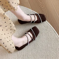 Shoes for Women High Quality Fashion Slip-On Square Toe Flat Shoes Lightweight  Casual Comfortable Womens Shoes Zapatos De Mujer 1
