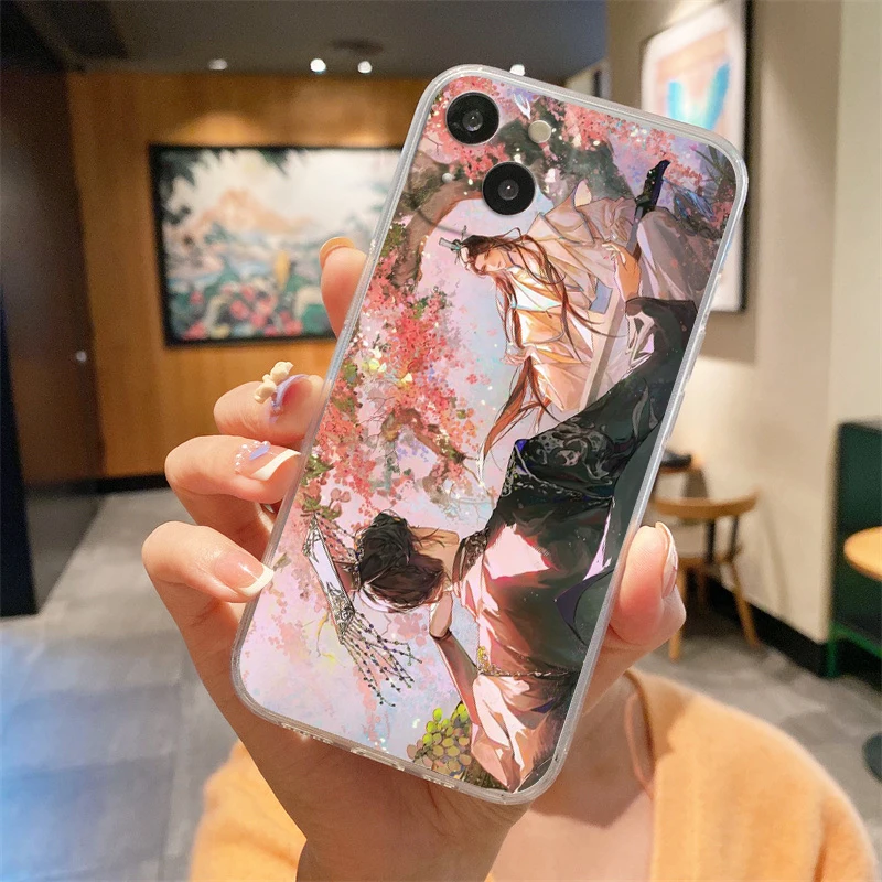 Comic Man Erha and His White Cat Master Transparent Phone Case Cover