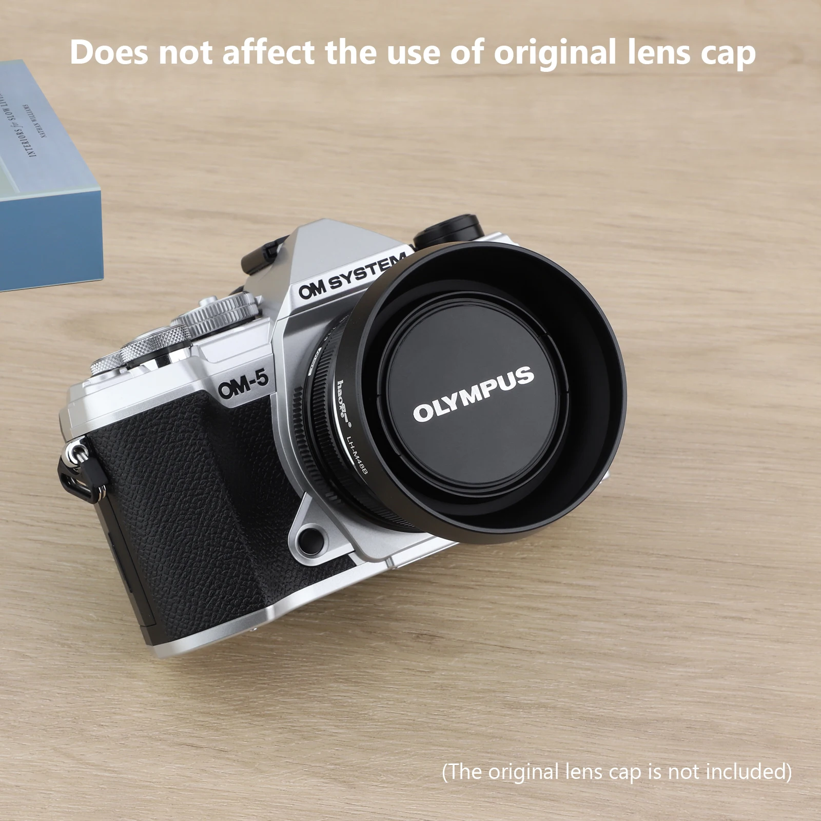 Haoge LH-M48B Metal Lens Hood Shade for Olympus M.ZUIKO Digital