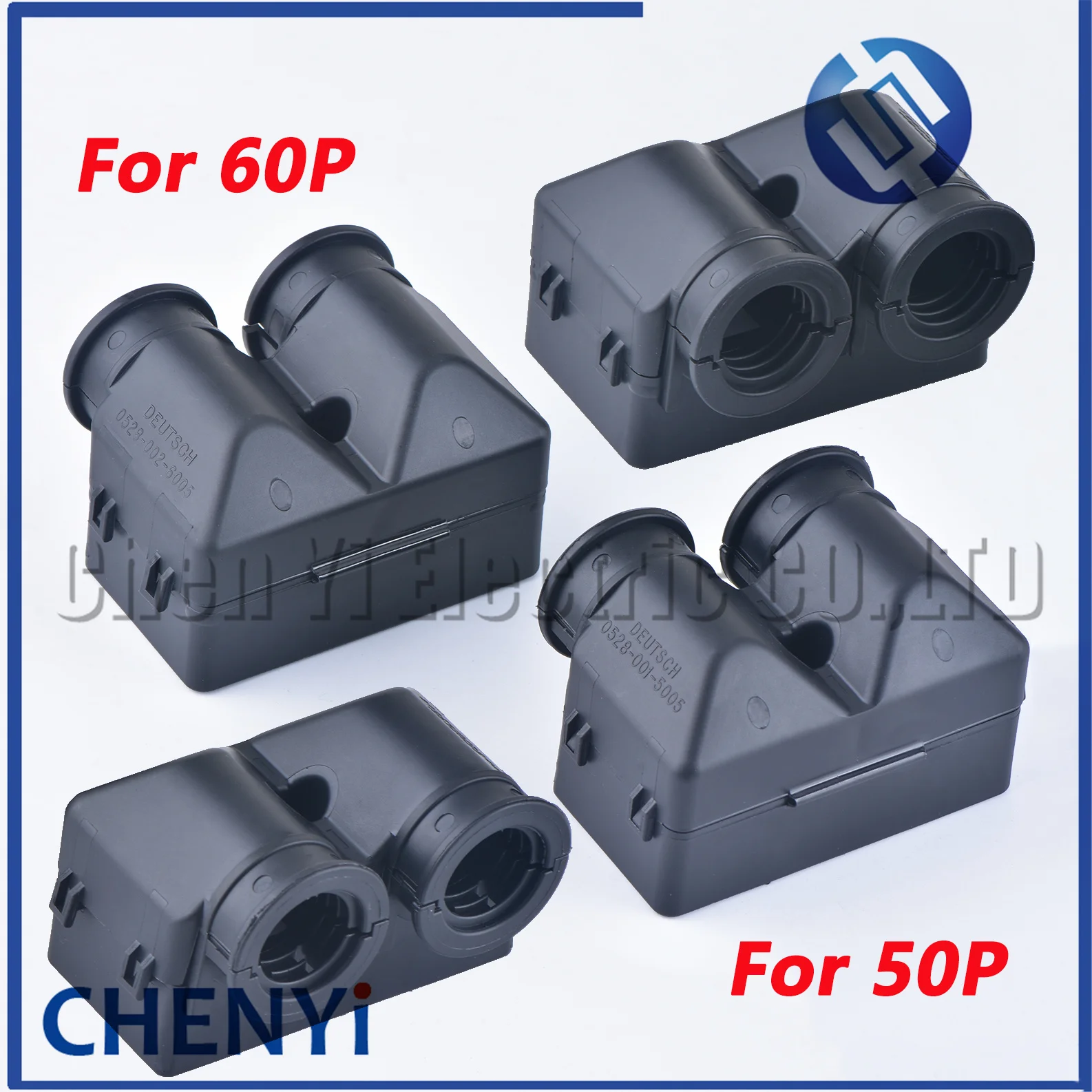 Deutsch Original 50 Pin 60 Pin Connector 90 Degree Back Cover 0528-002-6005 0528-001-5005 for DRC Series DRC26-50S DRC26-60S