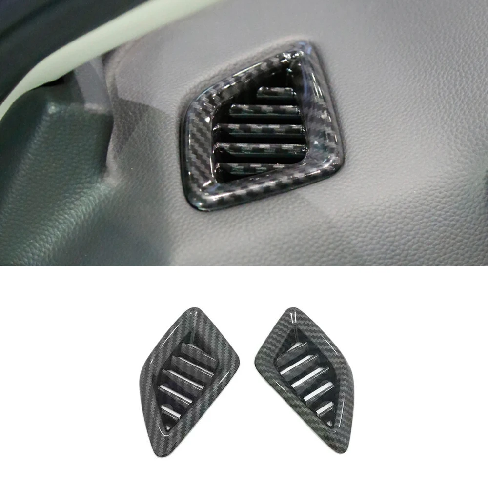 

ABS Matte/Carbon Fibre For Honda Accord 10th 2018 2019 Car lower left middle control box decoration Accessories car styling 2pcs