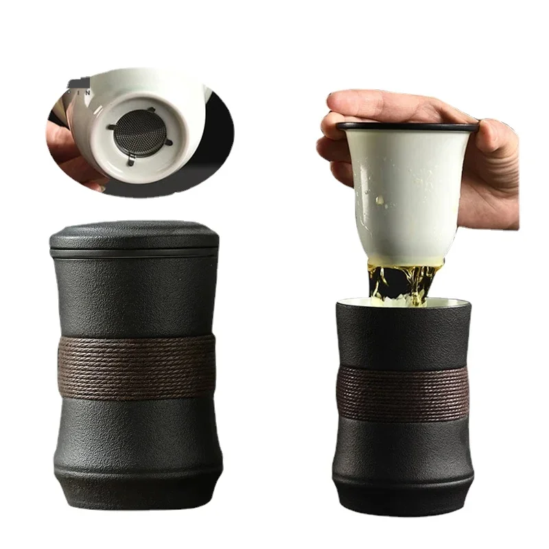 

Керамические чайные кружки с фильтрами, фарфоровая кофейная чашка, чайная чашка, посуда для напитков