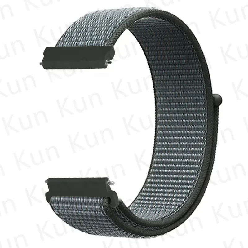 Nylon Loop Strap Replacement Bracelet - Universal Watch Band, 20mm/22mm