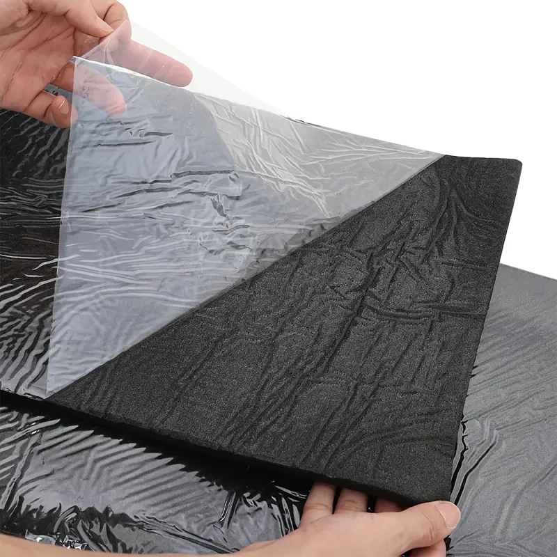 5MM 10/20/30pcs Car Soundproof Insulation Panels Self-Adhesive Heat & Noise Insulation Barriers for Doors Engine Roof