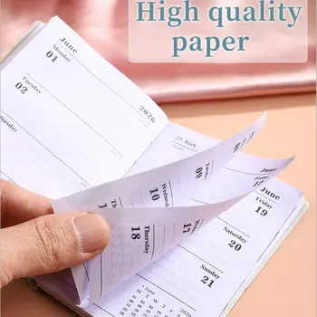 Agenda portatile 2026 Lista delle cose da fare Spagnolo A7 Per fare Planner Agenda settimanale Diario autodisciplinato Notebook Forniture per ufficio