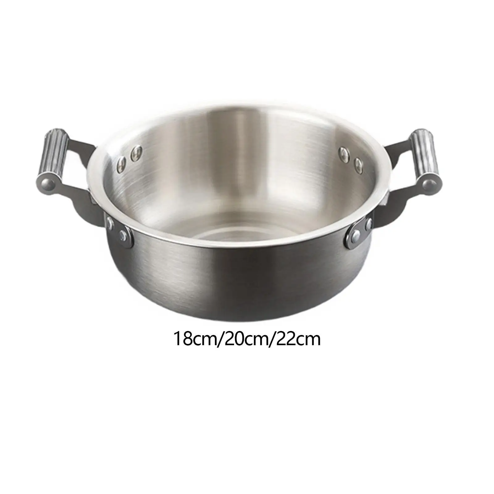 Korean Ramen Pot Double Ear Multipurpose Kitchen Cookware Instant Noodle Pot