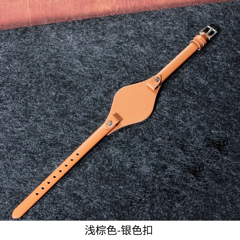 Genuine Leather Women's 8mm Watch Strap Bracelet
