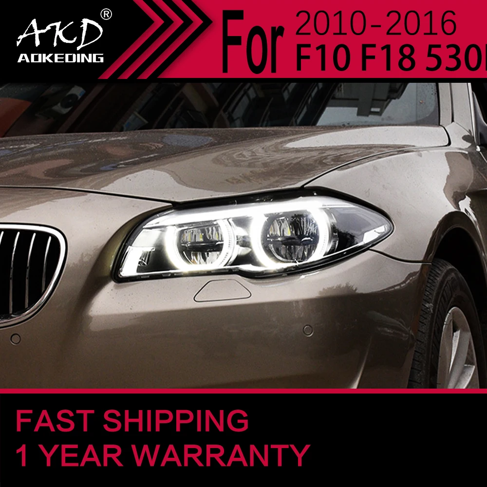 Akd Car Styling Headlight Assembly For Bmw F10 Headlights 20102016 F18