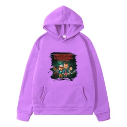 Roupa das crianças meninas coisas estranhas pulôver hoodies menino crianças moletom para meninas adolescentes crianças traje kawaii