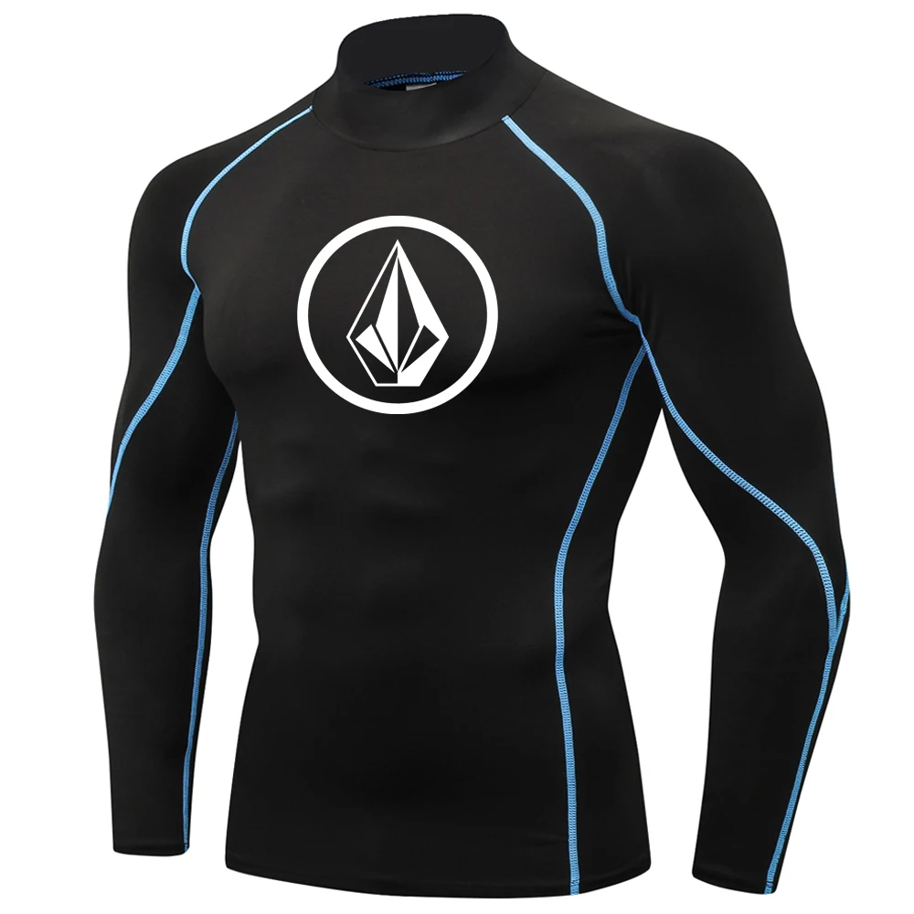 Men UV Protection Diving T Shirt Swimsuit Beach Tight Swimming Suit Beach Diving Swimwear Summer Surf Rashguard Quick Dry Tops rash guard surfing swimsuit