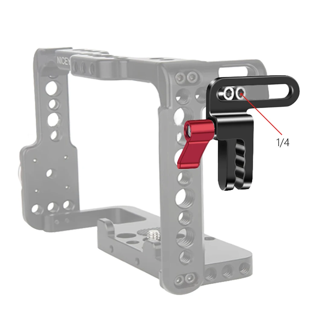 HDMI-Compatible Cable Clamp for Sony A72 A73 Cage Rig Plate Adjustable Wire Clip