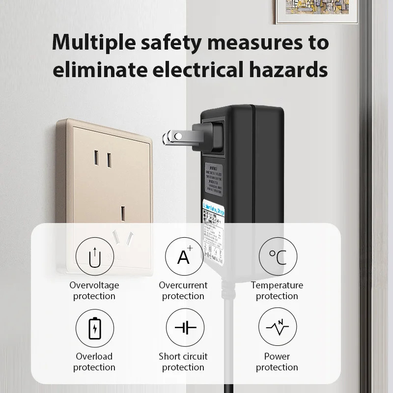 Lithium Battery Charger Adapter Power Supply for 18650 Li ion Batteries