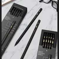 10/30PCS Professional Black Wood Graphite Pencil HB 2B Black Lead HB/2B Pencil Sketch Pencil Set Students Art Drawing Stationery 2