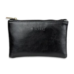 Durable Handmade Leather Tobacco Pouch - Portable, Smell - Proof, and Water - Resistant (Black)