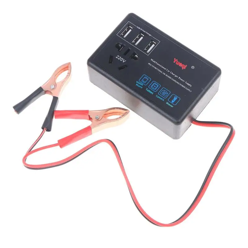 Convertitore di potenza per auto dotato di porta USB; Converte 12 V/24 V a 220 V; Perfetto per caricare camper e camion. - immagine 3
