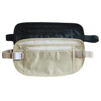 New 1PC Invisible Travel Waist Packs Waist Pouch for Passport Money Belt Bag Hidden Security Wallet Casual Bag For Men Women 1