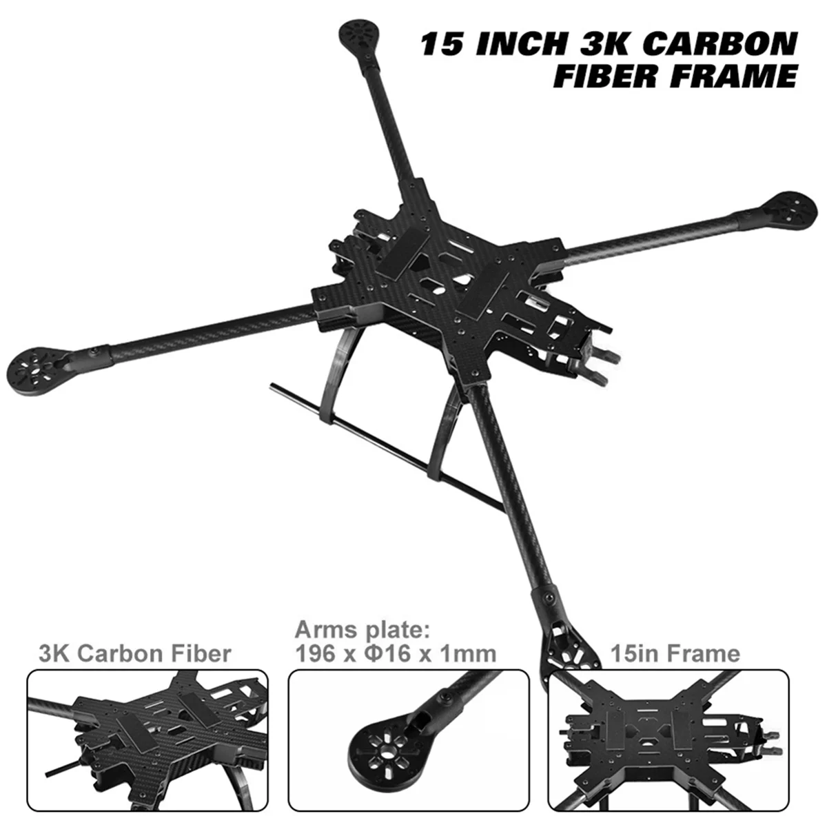 FPV Drone Frame 15 Zoll Kohlefaser 580mm Freestyle