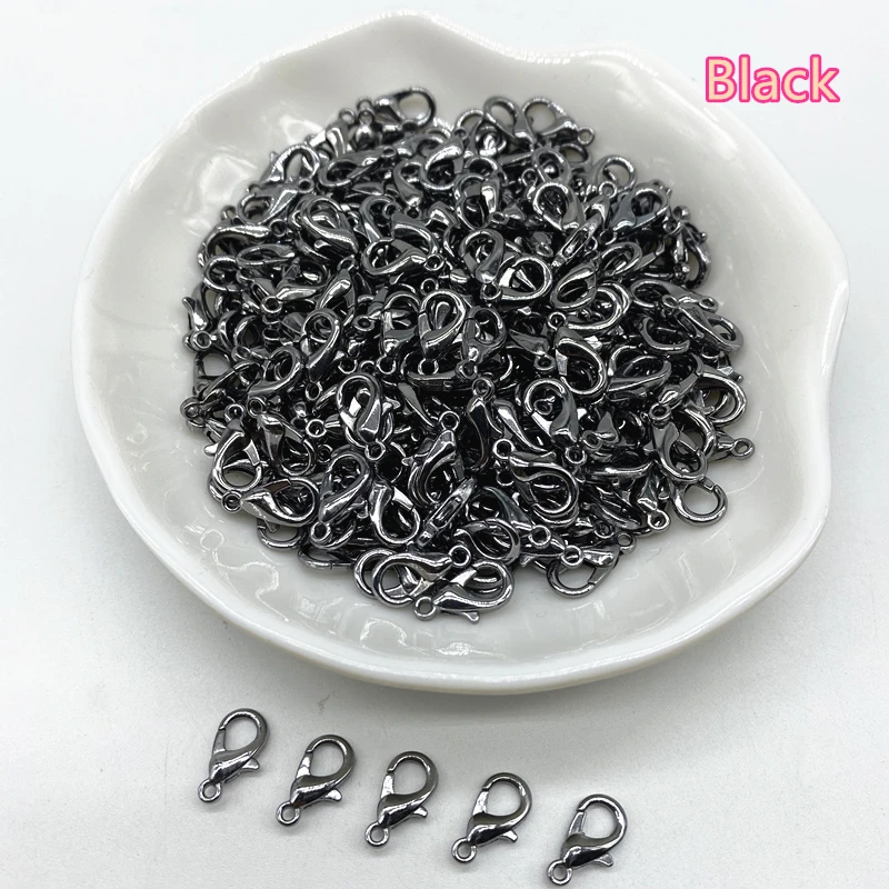 Versatile Plated Alloy Lobster Clasp Hooks
