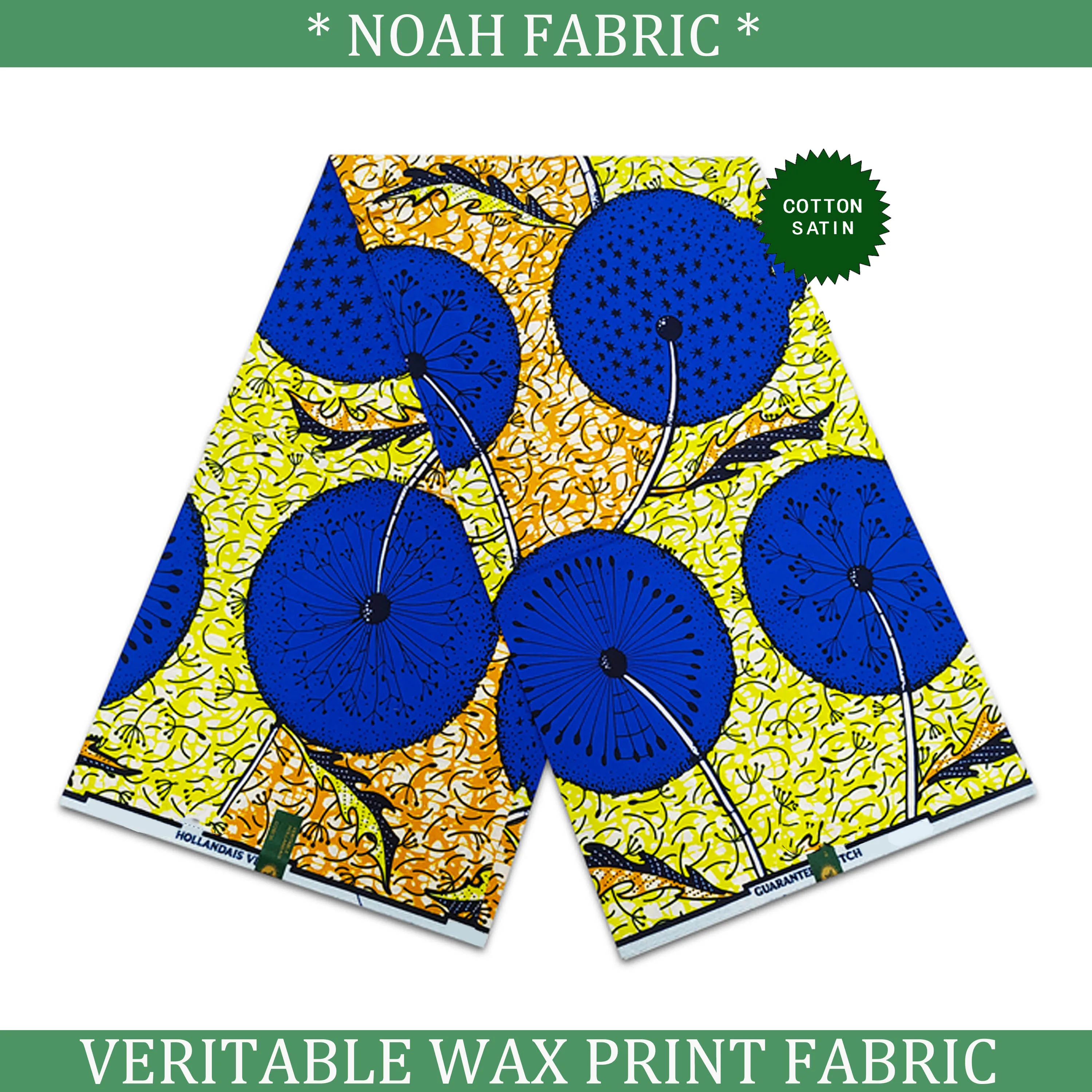 

6 Yards Real Wax Nigerian Batik Cotton Fabric For Dress High Quality Dutch Hollandais Ankara African Wax Prints Fabric VS-0766