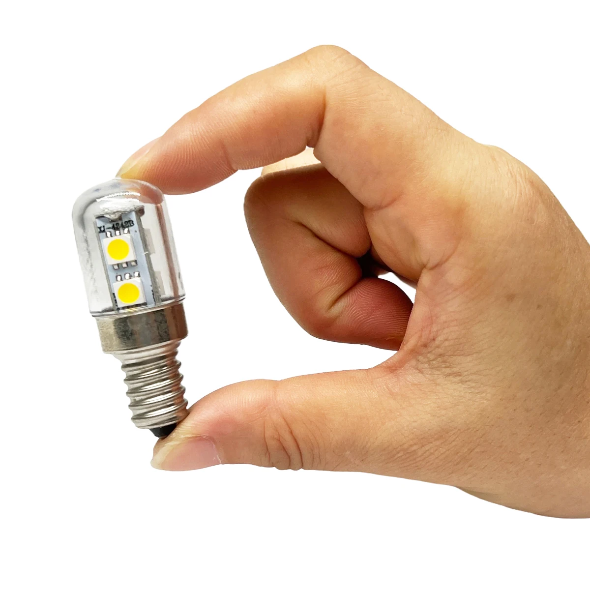 Description Picture 6 of item2pcs/Lot T18S Bulb E12 E14 E17 Small Screw White Light Warm Light Refrigerator Light Sewing Machine LED Light AC 110V 220V