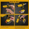 Cordless Hot Glue Gun Compatible with Dewalt 18V 20V MAX Battery 11mm Glue Sticks Electric Repair Tool Hands DIY Tools(tool only 6