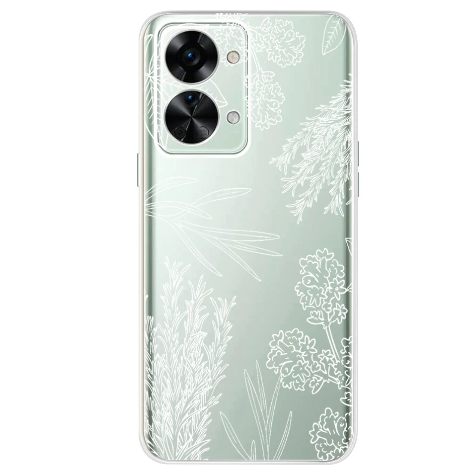 Stylish Painted Soft Silicone Clear TPU Phone Case Cover with Bumper Protection