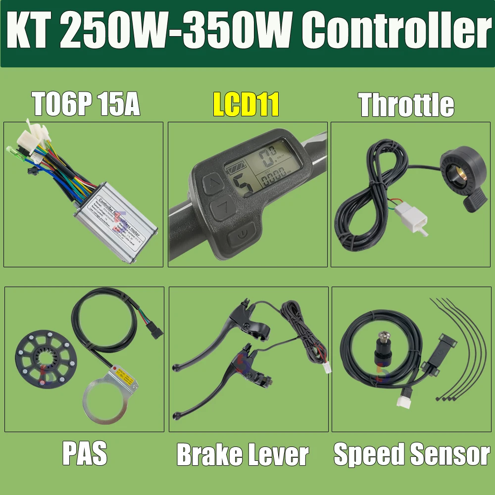 T06PEbikeControllerKitForBafang250W350WSensorlessMotorAKM