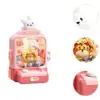 Small Claw Machine with Sounds Prize Dispenser Toy Candy Vending Toy Grabber Plush for 3 4 5 6 7 8 Year Old Children Boys Girls 5