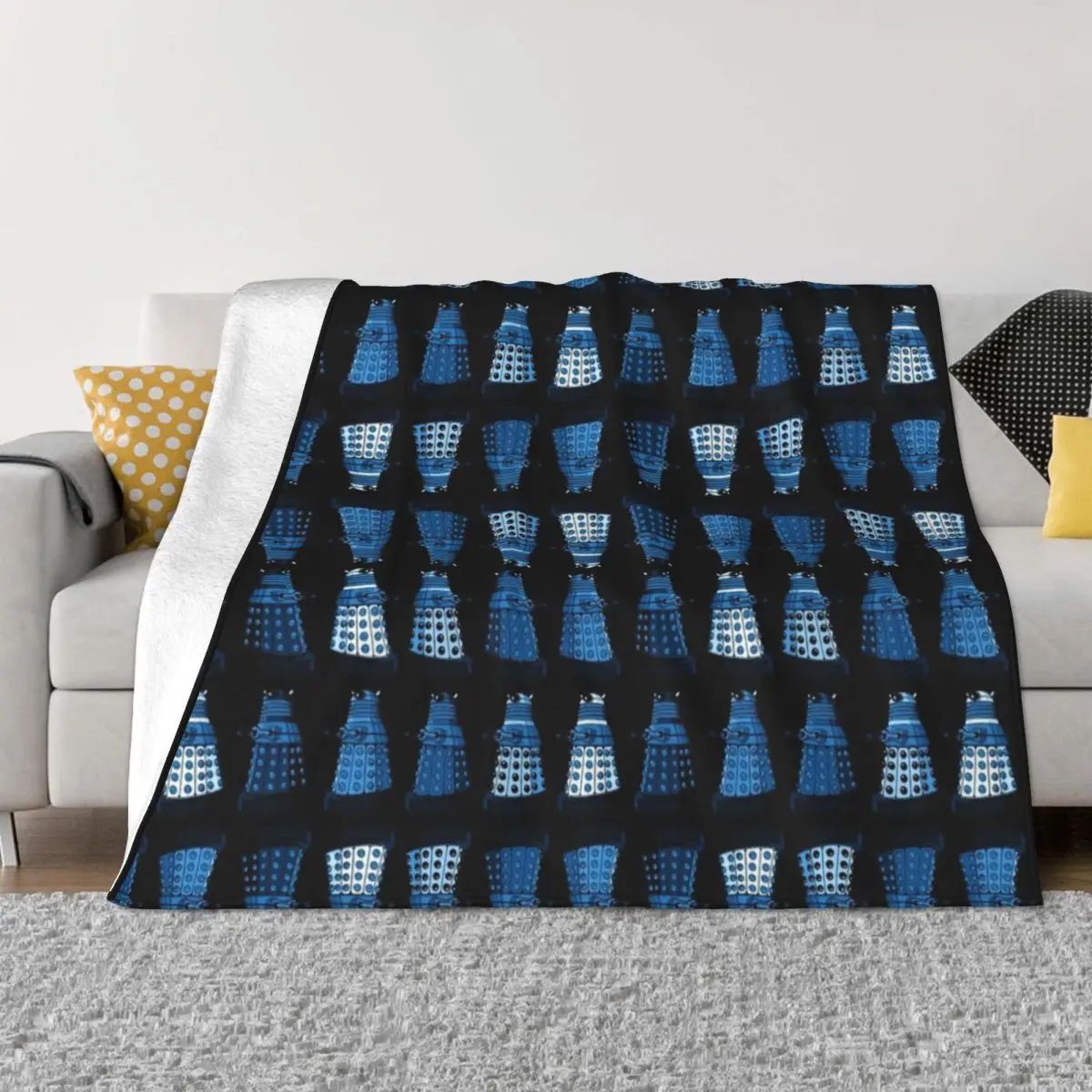 

Superior Beings Blue Throw Blanket Sofa Quilt anime Single Blanket Plush