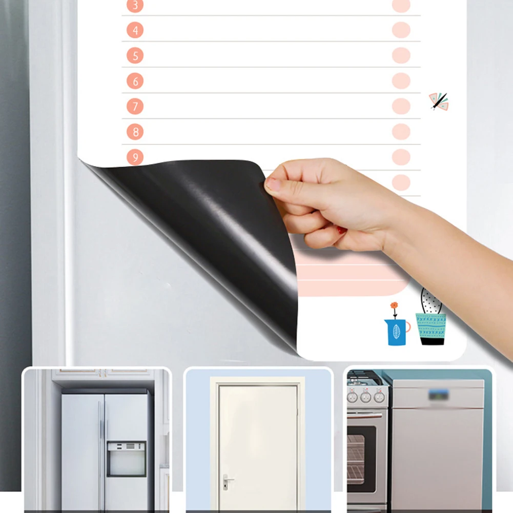 Magnetic Whiteboard Refrigerator Planner Calendar Board Memo Marker Board Dry Erase magnetic fridge board magnetic fridge calendar magnetic whiteboard sheet