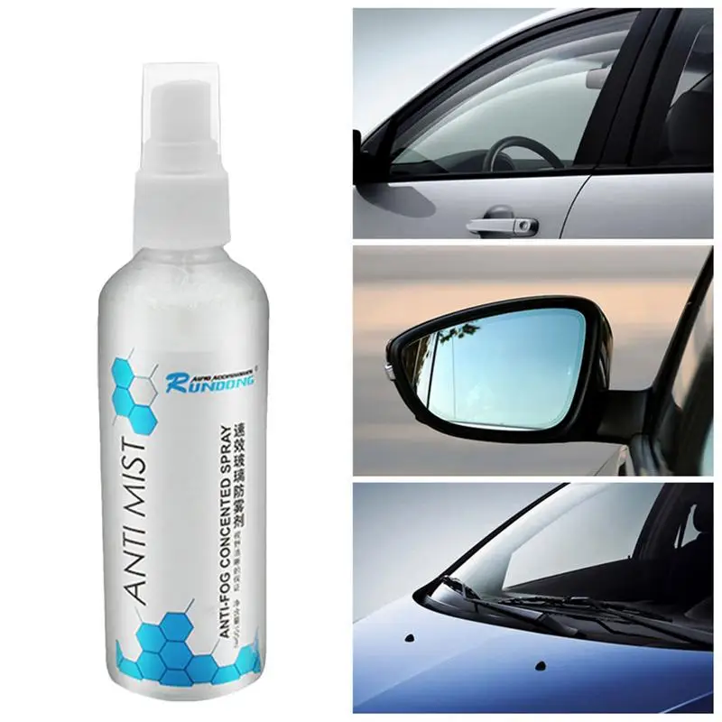 Anti-Fog Spray For Car Glasses 100ml Anti Fog Spray For Car Windshield  Long-Lasting Waterproof Coating Agent For Ski Goggles