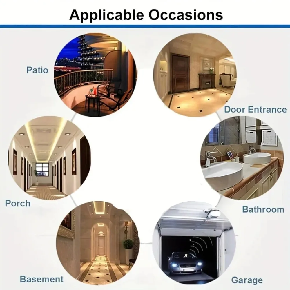 1pc PIR Motion Sensor & Light Control Switch-Energy-Saving,Easy-Install E27LED Lamp Holder with Adjustable Ambient Light Level