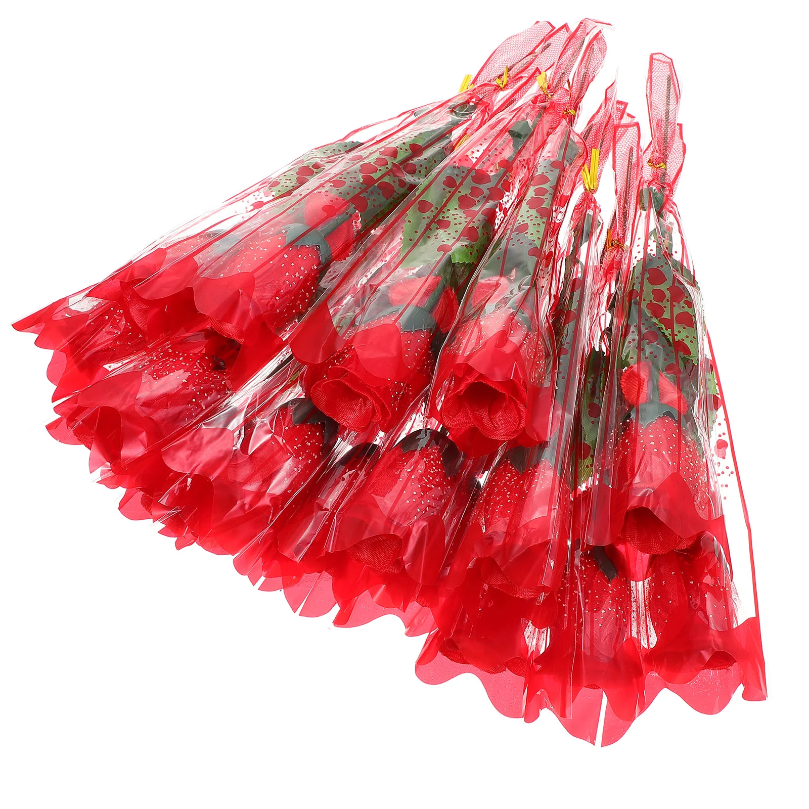 

Artificial Flower Elegant Fake Valentine's Day Rose Decor Creative Wedding Decorative Faux Flowers