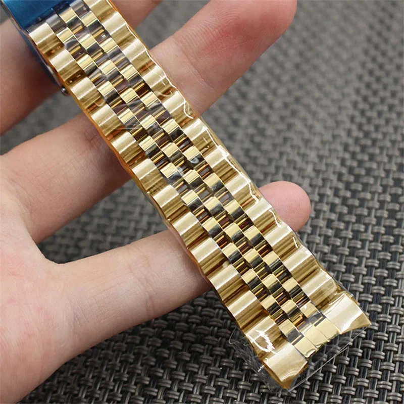 الفاخرة منحني نهاية حزام (استيك) ساعة ل رولكس DATE...