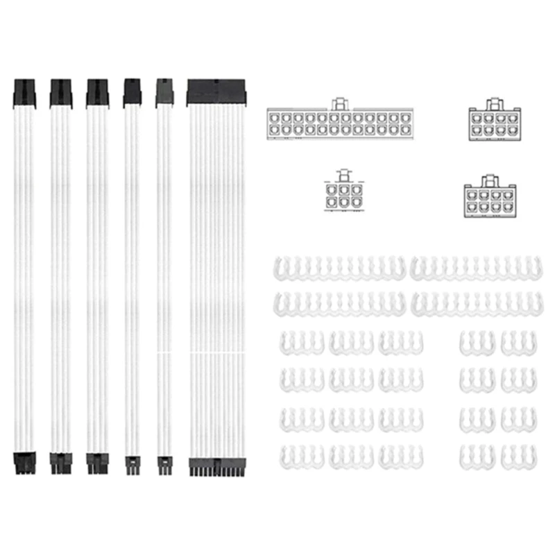 

Удлинительный кабель, материнские платы, 1x24Pin/1x CPU, 8PIN/2x GPU, 8PIN/2x CPU, 6PIN, блок питания, удлинительный кабель,