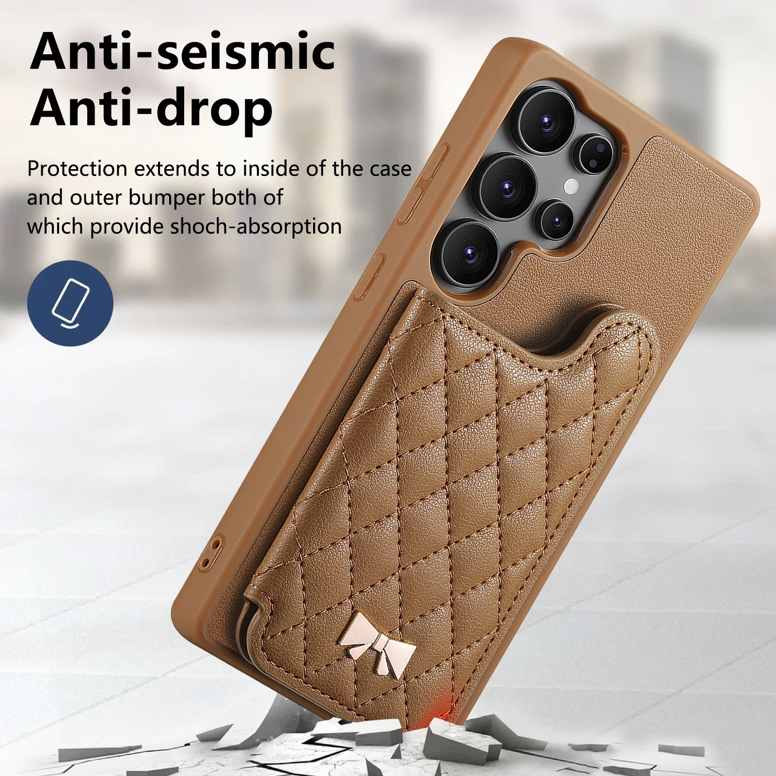 Luxury Wallet Card Slot Flip Leather Phone Case Cover
