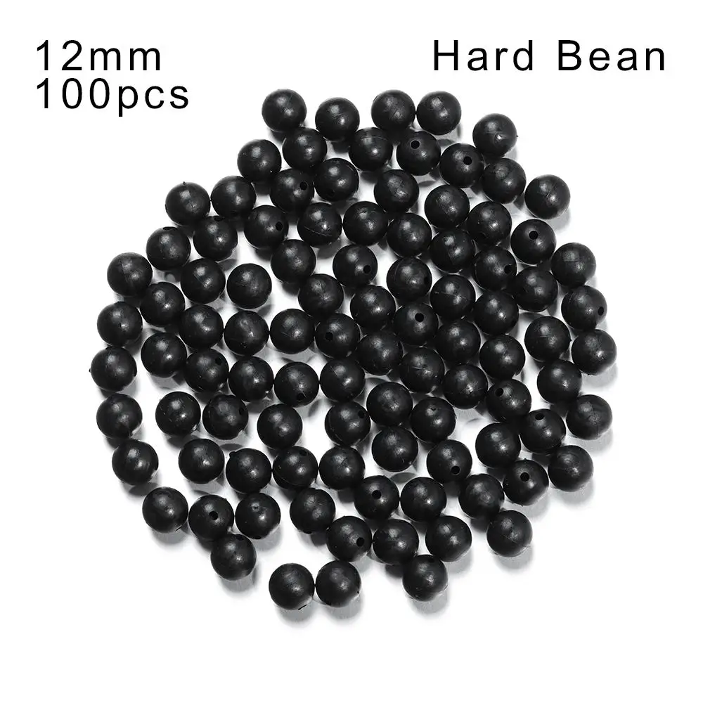 100 Perline Morbide Da Pesca Fluorescenti 3-12mm – Tappi Che Si Illuminano Al Buio Per Esche - Foto 1