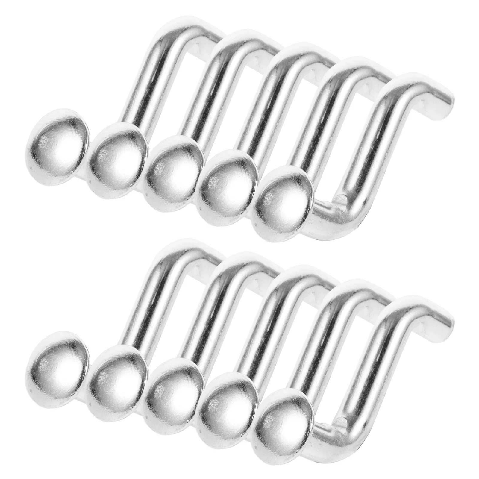 50pcs 7mm Diameter Large Flat S Type Safety for Pallet Rack Enhanced Safety Installation Metal Universal Drop