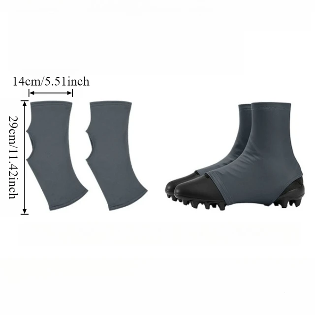 1pair Football Cleat Covers Sports Sock Covers Anti-slip anti-detachment Stretchable breathable for Baseball Softball football 2
