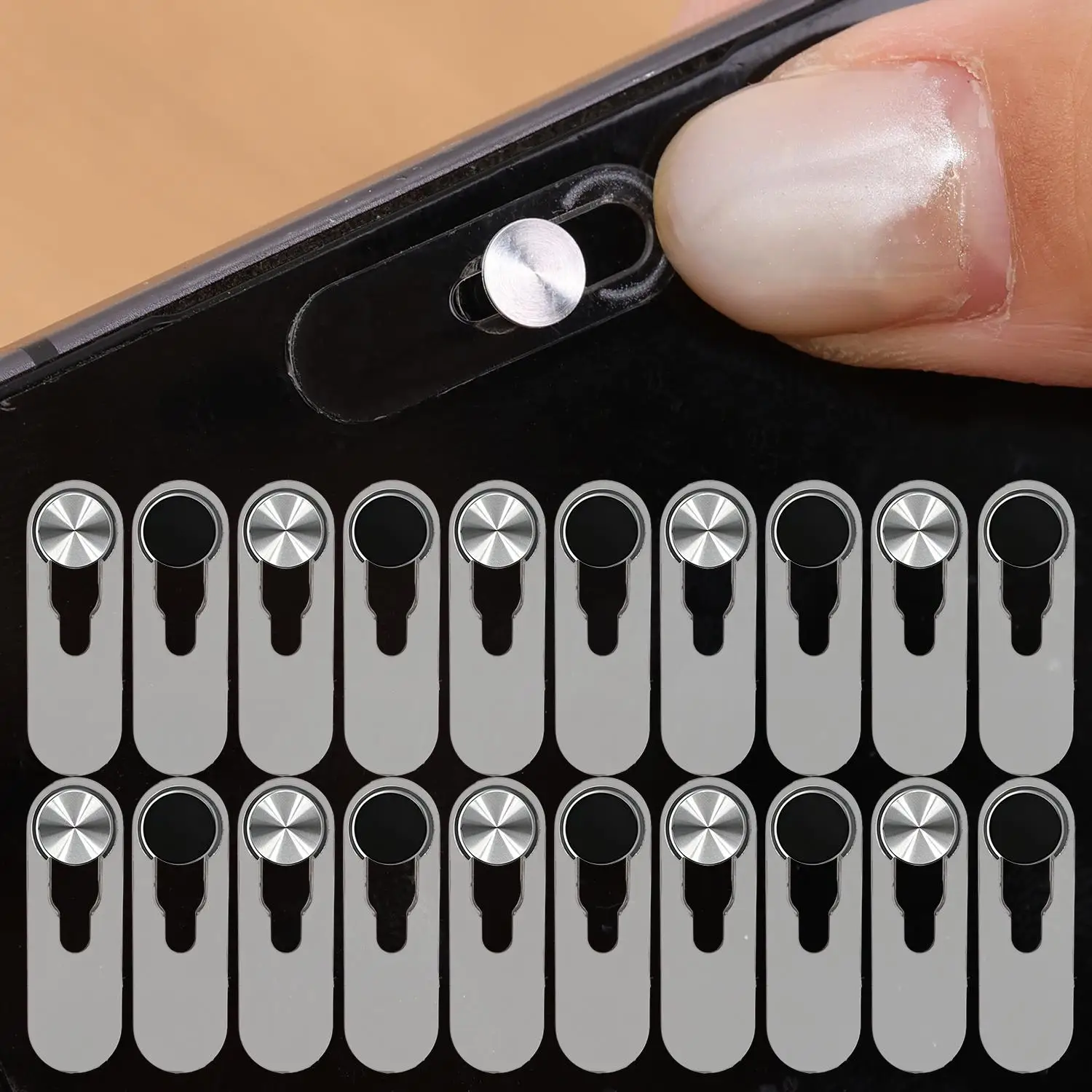 Ultra-Thin Transparent Webcam Privacy Cover Slide