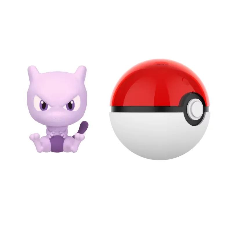 Pokemon Anime Figuren Blind Poke Ball Mini Puppen Original Echte Gengar Bulbasaur Sylveon Auto Modell Desktop Ornament Spielzeug Geschenk – Detail 21