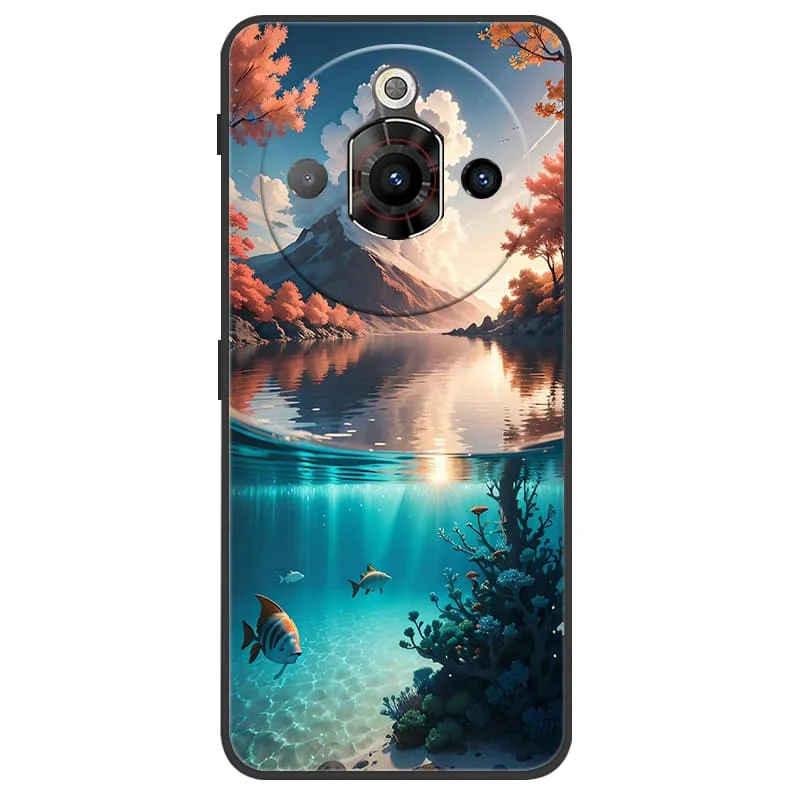 Cute Fashion Black Silicone Soft Phone Case - Shockproof Back Cover Shell