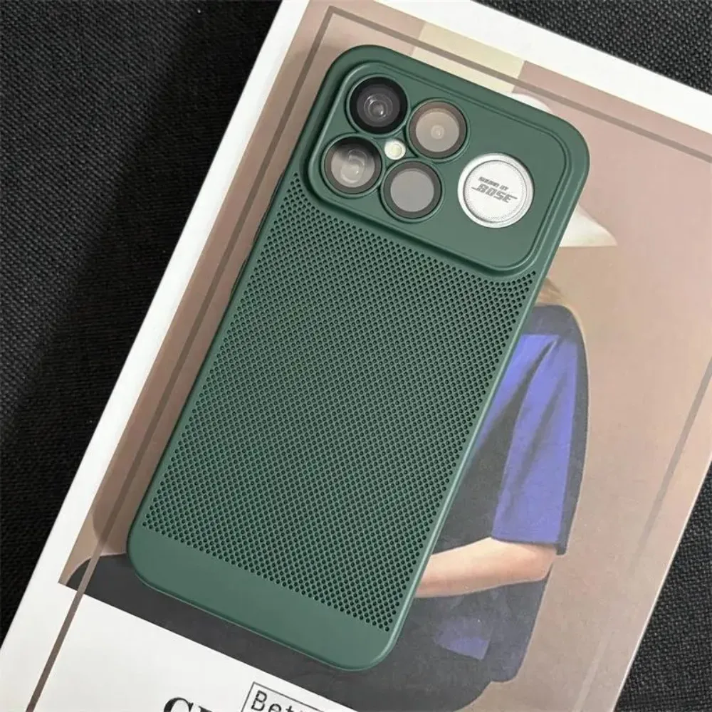 Honeycomb Mesh Heat Dissipation Hard Case - Slim Protective Cover