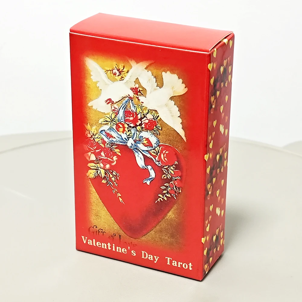 78 Pcs Cards Valentine's Day Tarot Deck 10.3*6cm Vintage
