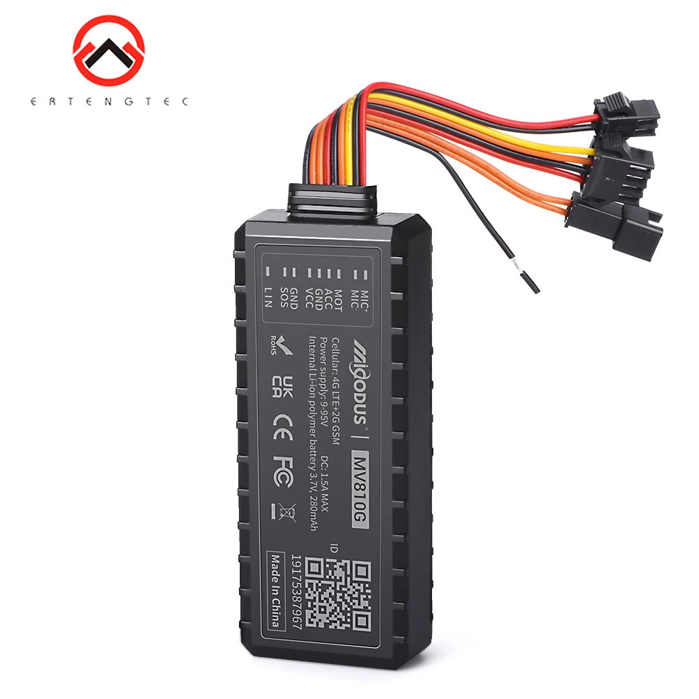 4G GNSS Locator MV810G ACC SOS Voice Monitor Geo-fence Cut Off Fuel Door Open Alarm Vehicle Tracker gps tracker car tracker