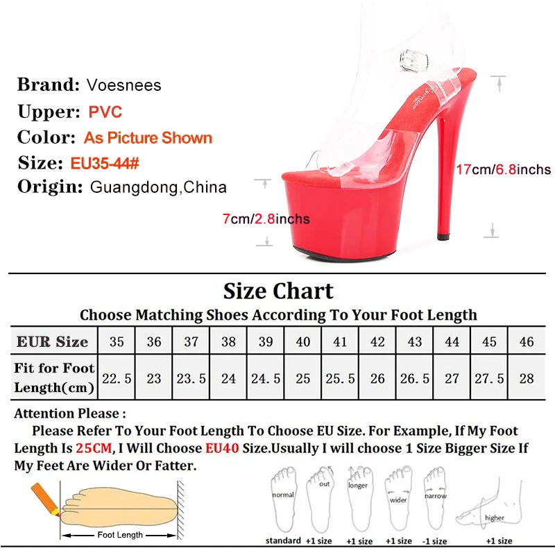 New Designer Sexy Sandals PVC Transparent Upper Super High Heels 17CM Stiletto Waterproof Platform Women Sandals Wedding Shoes