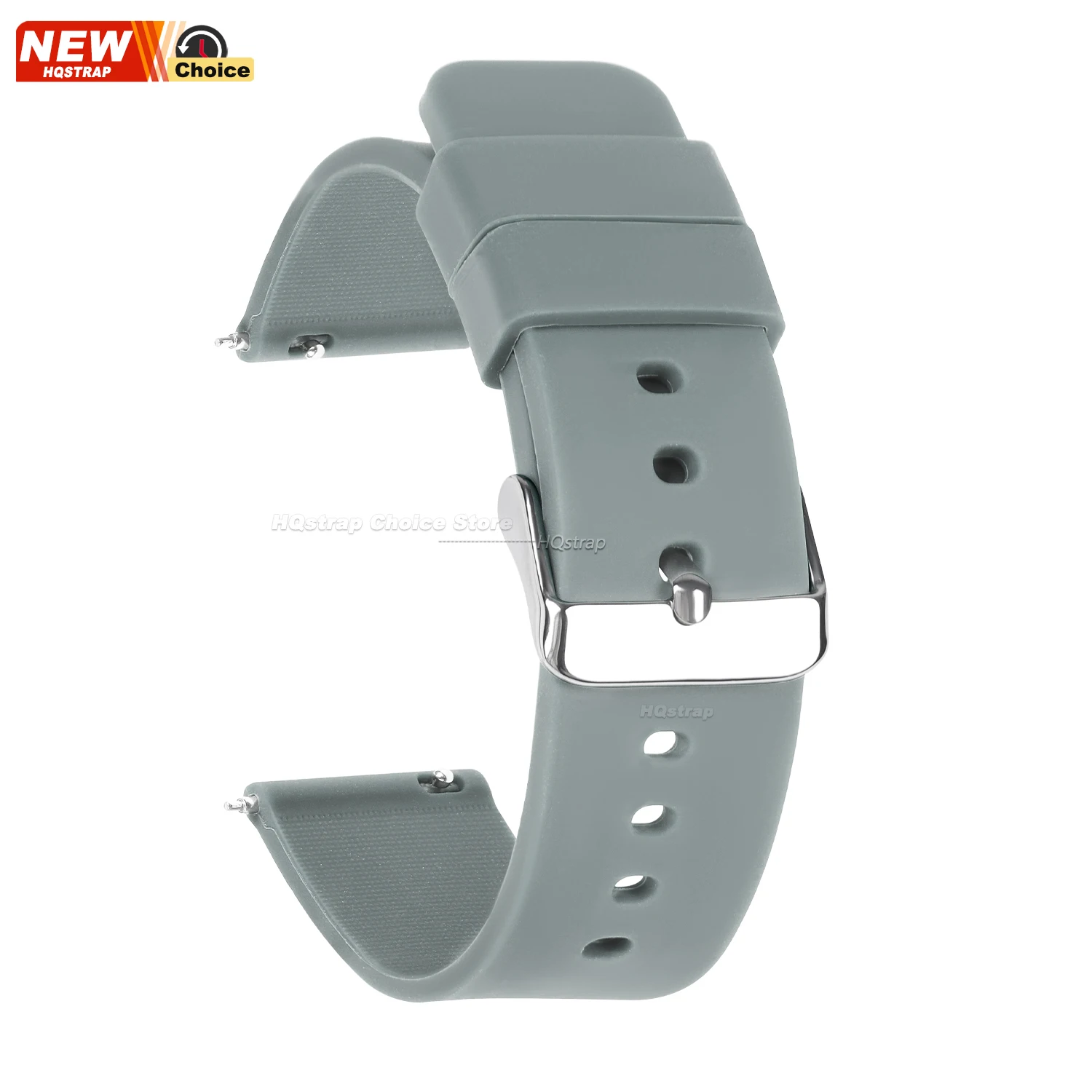 Gold Colorful Silicone Strap Universal Waterproof Wristband