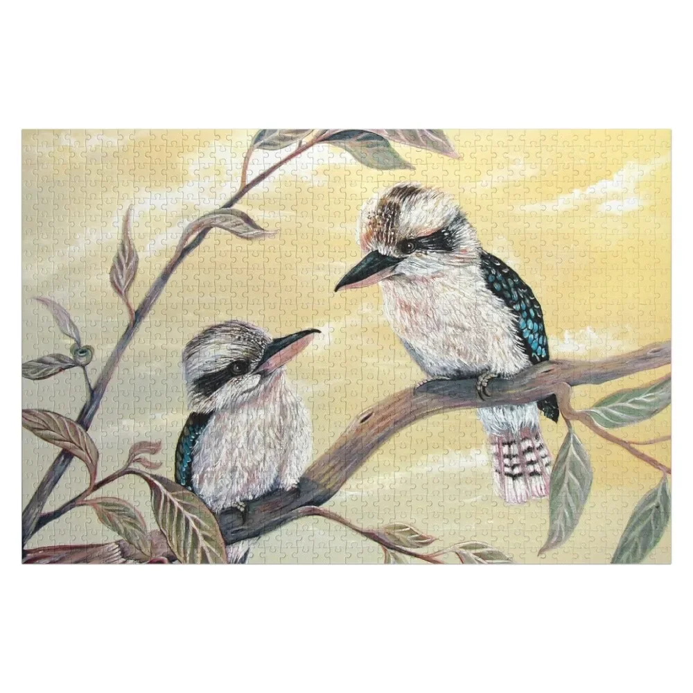 

Kookaburra Magic Jigsaw Puzzle With Personalized Photo Wooden Decor Paintings Photo Custom Puzzle